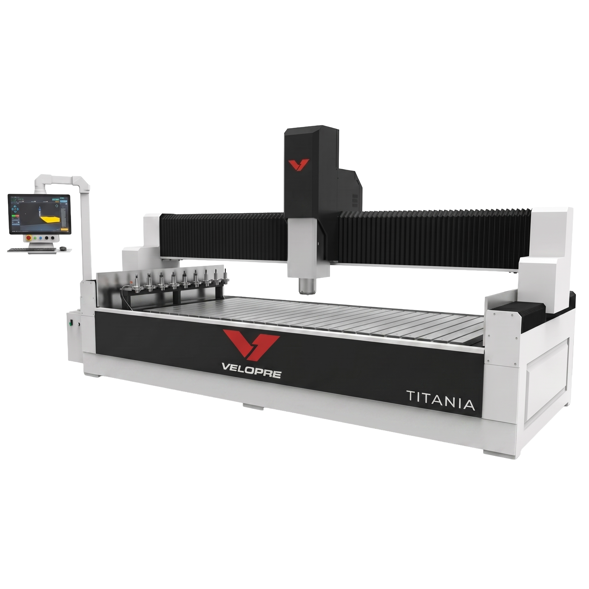 TITANIA — centro di lavoro CNC industriale Velopre